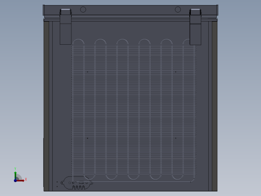 小型的冷冻柜前视缩略图