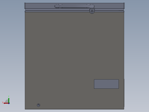 小型的冷冻柜后视缩略图