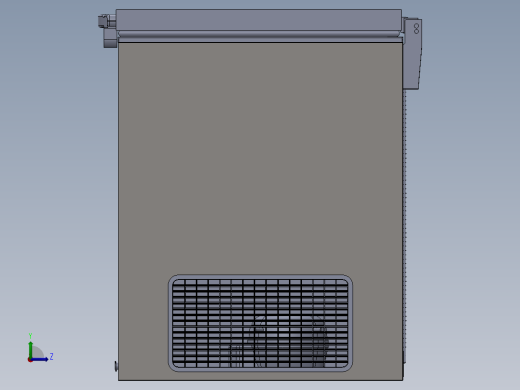 小型的冷冻柜左视缩略图