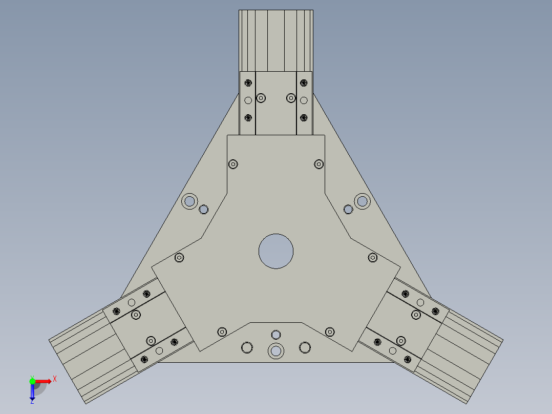 普通气爪ph21-20俯视图