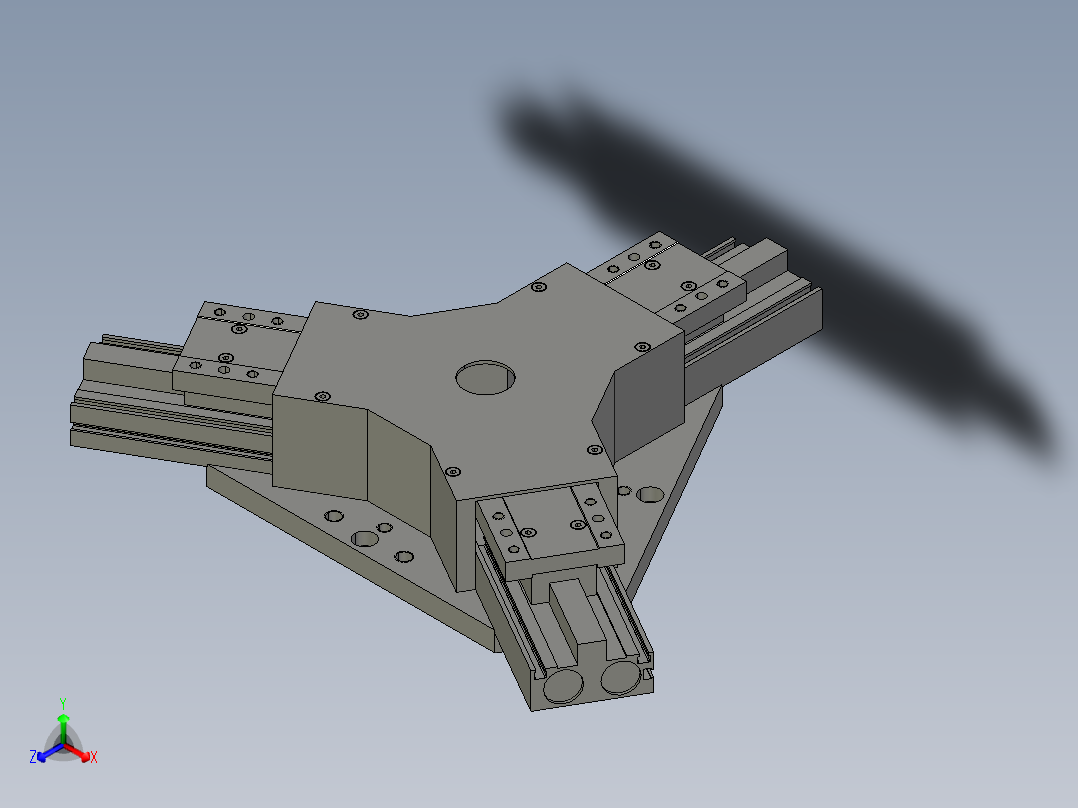 普通气爪ph21-20正等轴测图