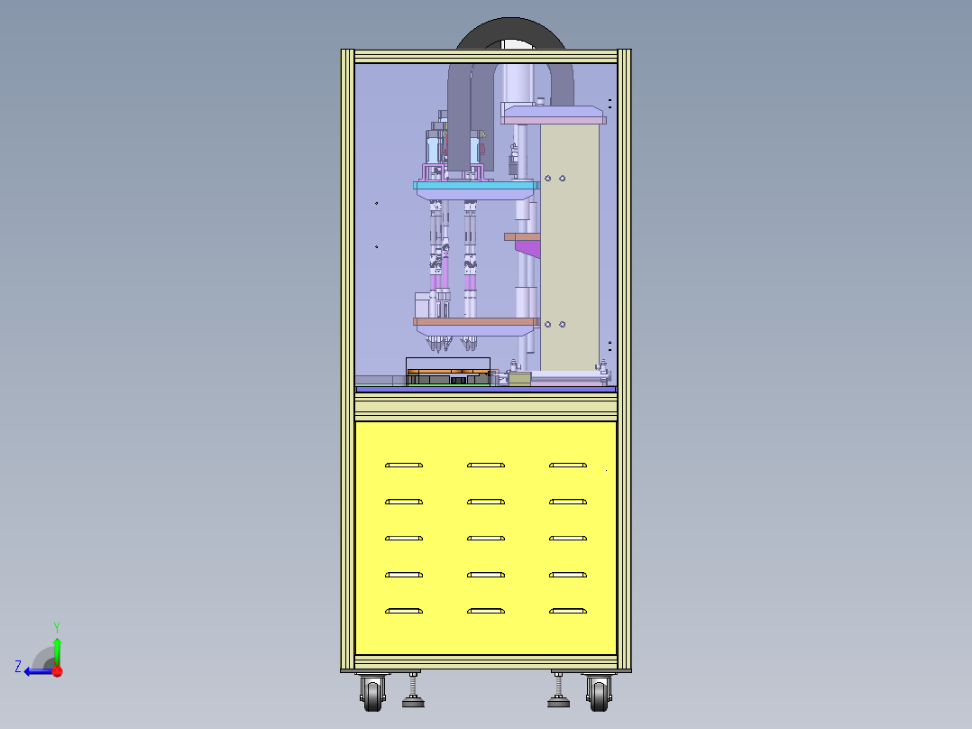 多头螺丝机、自动化LED面板螺丝锁付机右视图