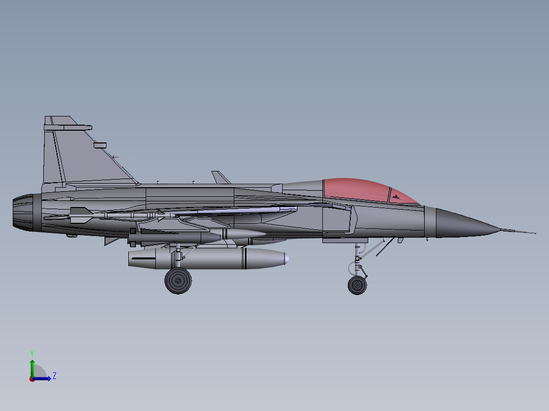 飞机1 (12)左视图