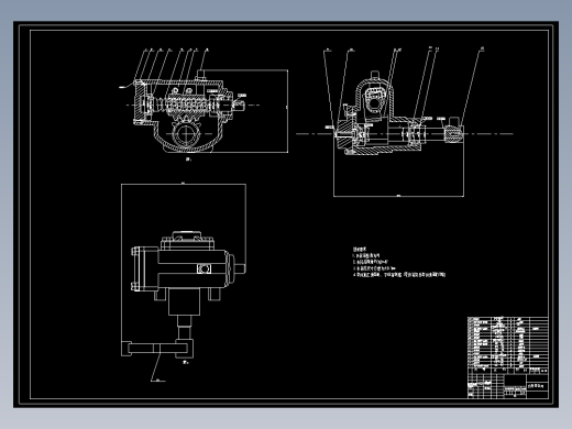 轻型货车循环球式转向器图纸17张+说明书赠送==626804==250ku