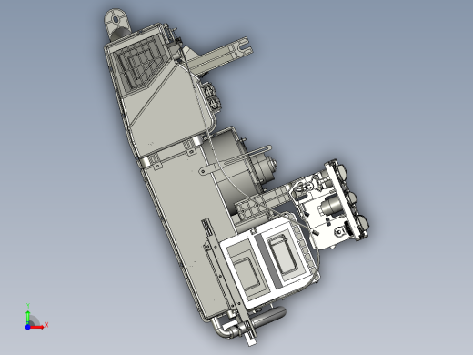 汽车暖风机总成前视缩略图