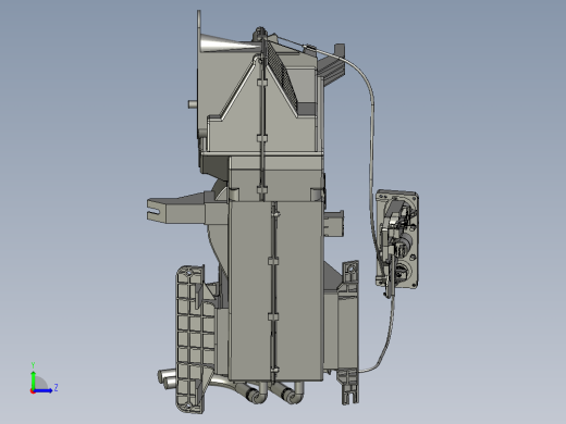 汽车暖风机总成左视缩略图
