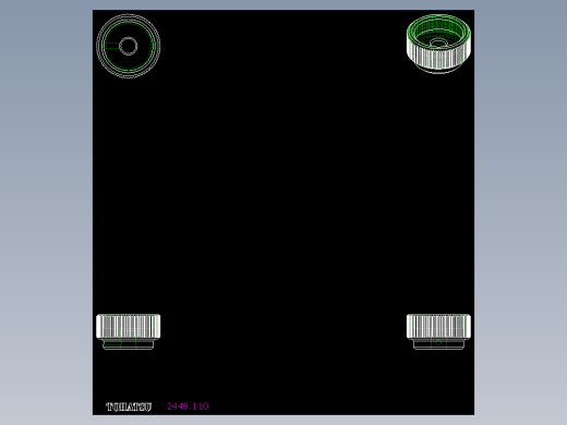 把手(鋼材)(A)2448-2D多系列多零件图纸模型