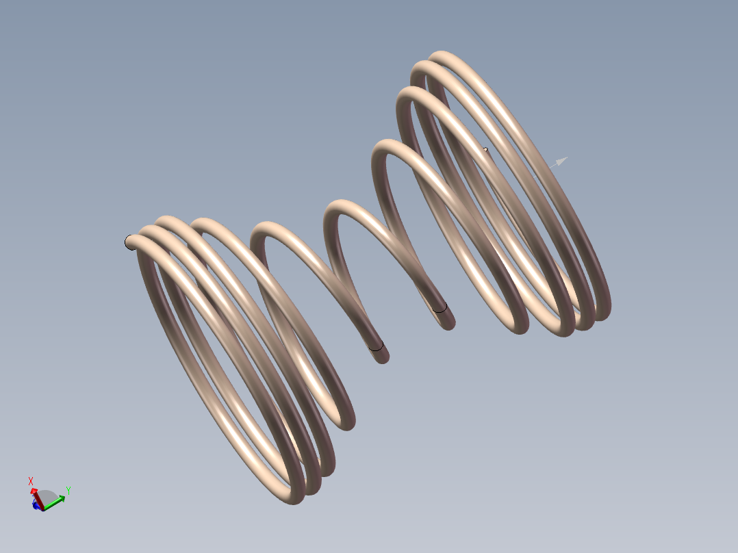 变距变径弹簧模型