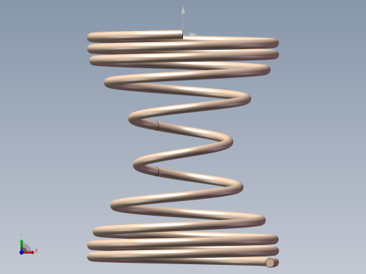 变距变径弹簧模型前视缩略图