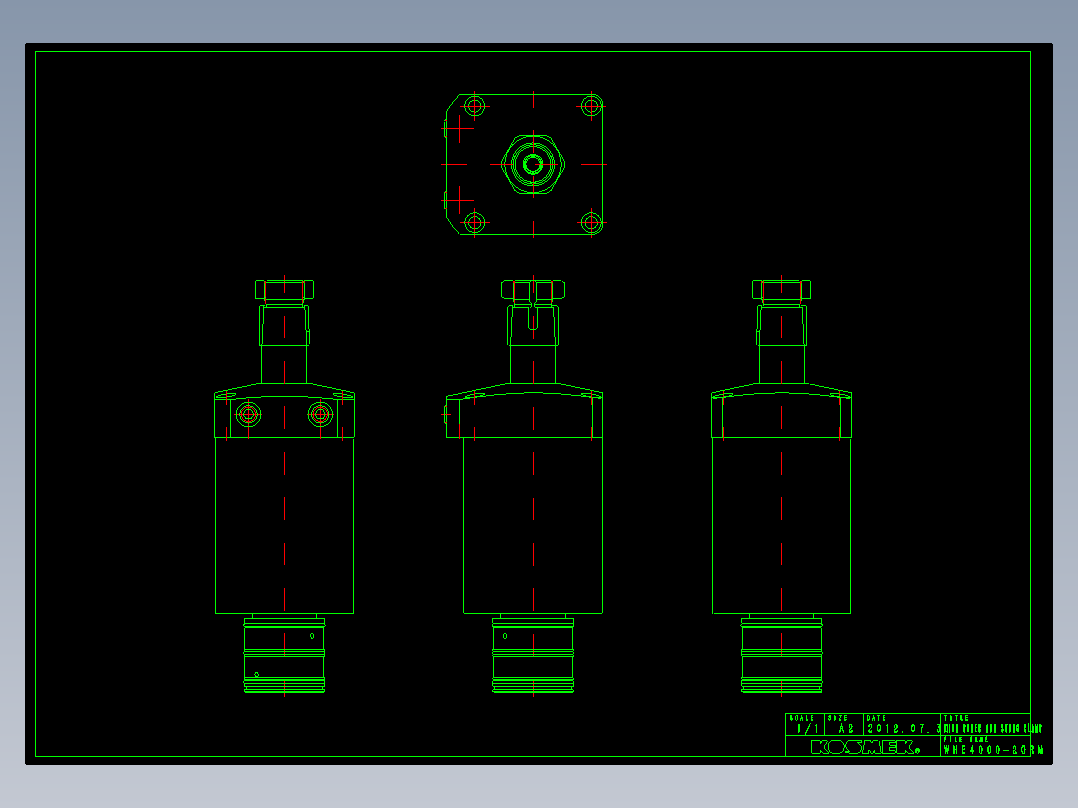 KOSMEKWHE4000-2GRM多系列多零件图纸模型多系列多零件图纸模型