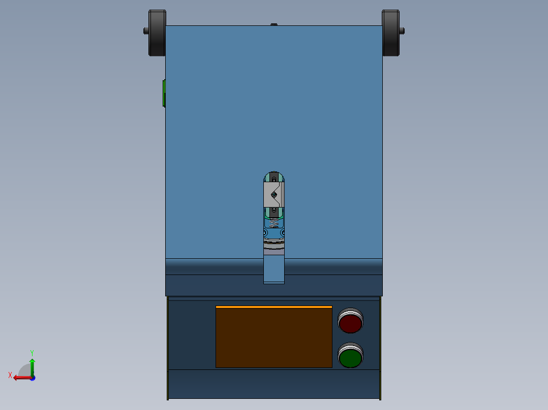 同轴剥皮机sw18可编辑后视图