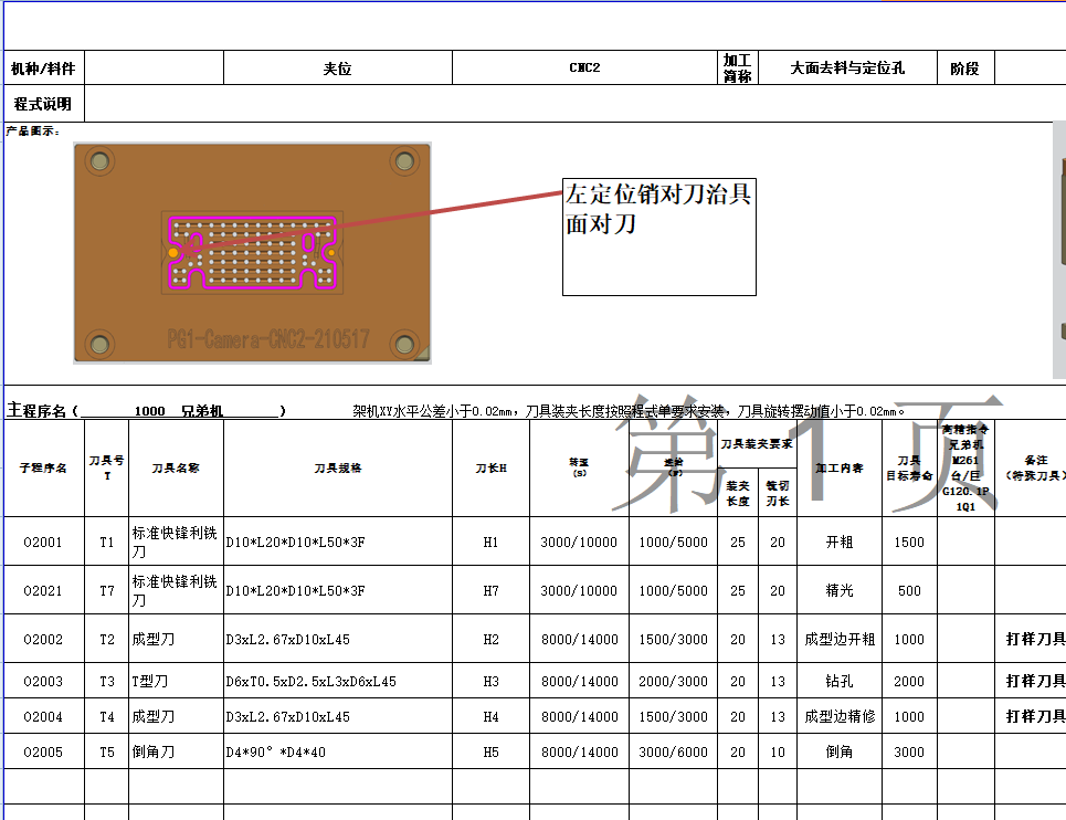 小尺寸方块铝板开粗上表面程序模型