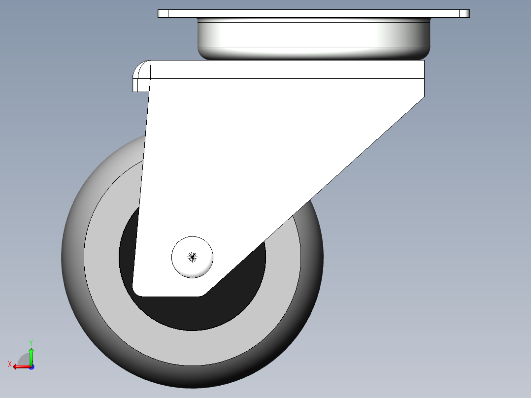 万向轮、脚轮(124)后视图
