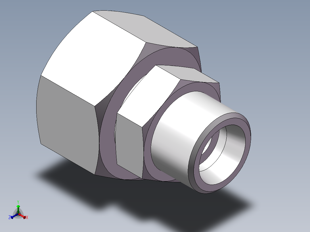 直通变径接头、2D-22-30主视图