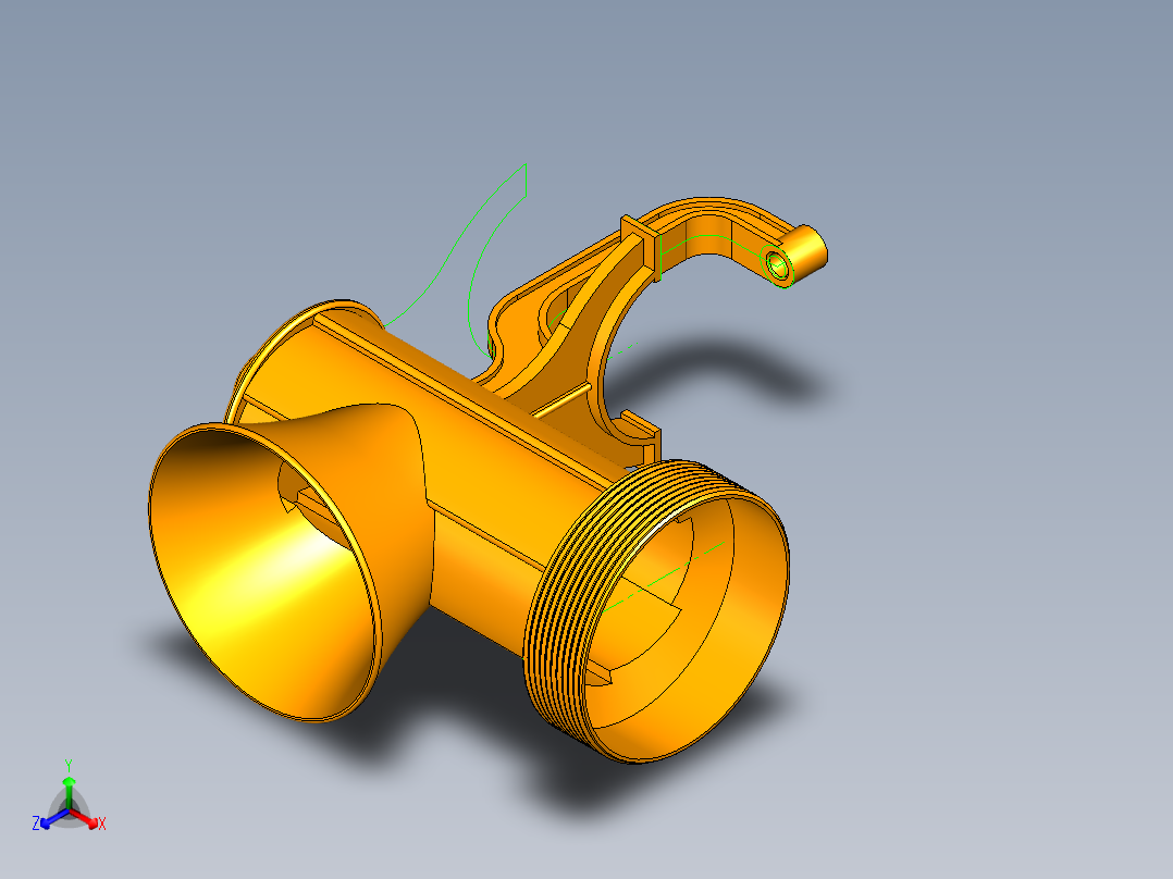 手动绞肉机UG设计图纸 