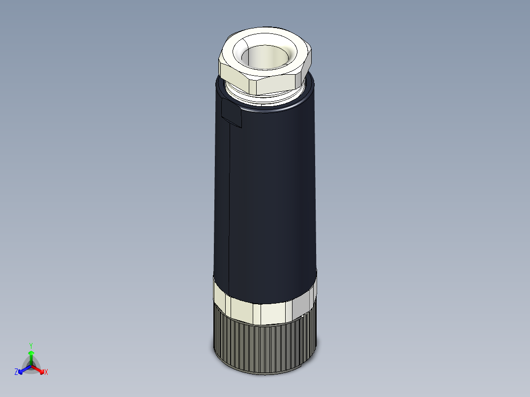 M8传感插连接器直型母插3芯
