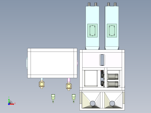 SD-400 预包装零食自动分料装盘机前视缩略图
