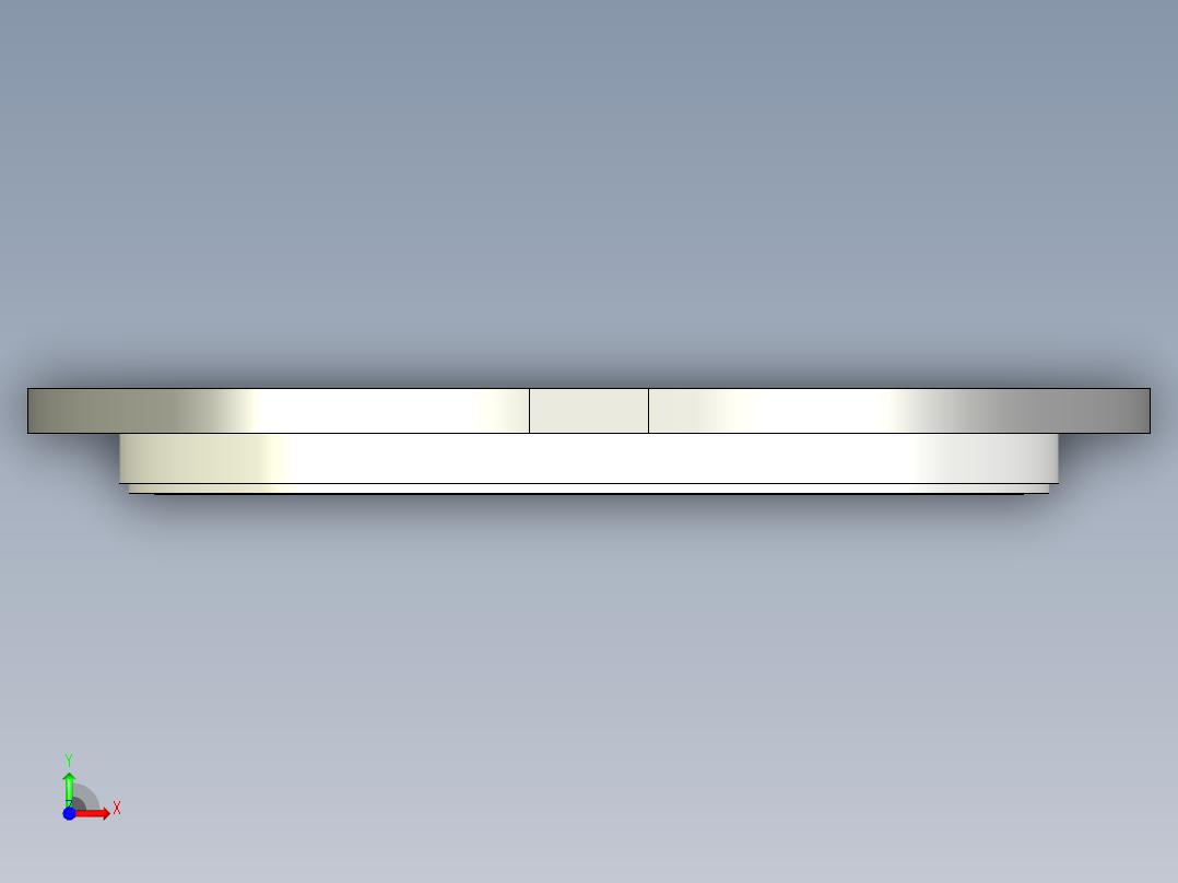 A2004422-数控铣床 环形LED灯安装板前视图