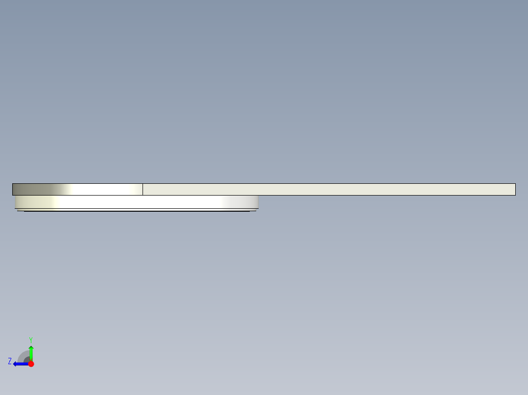 A2004422-数控铣床 环形LED灯安装板右视图