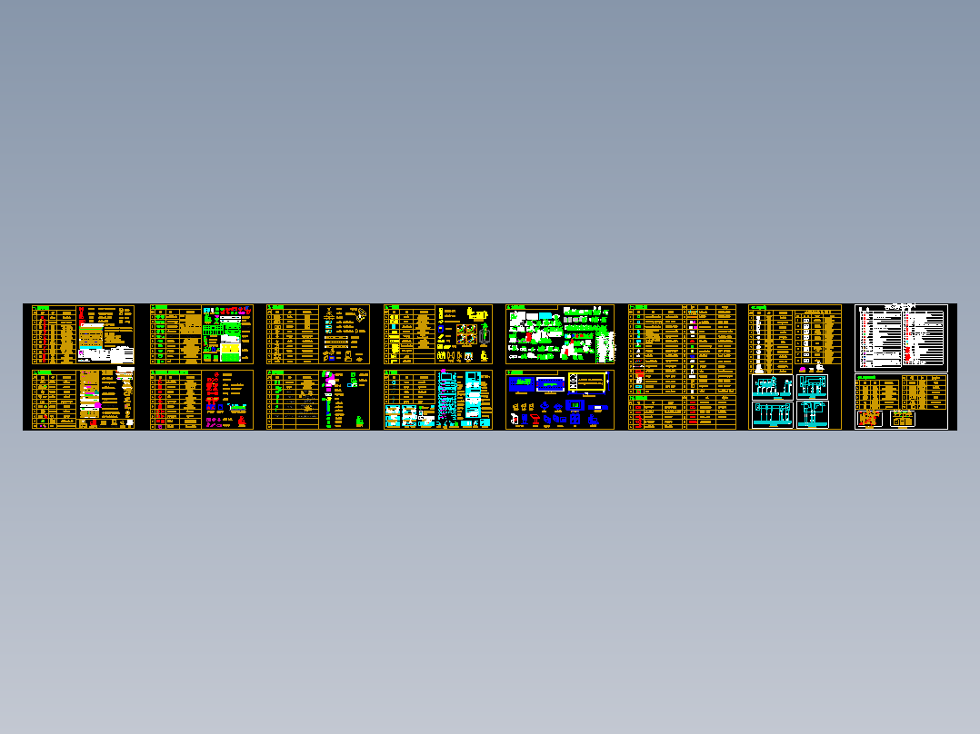 智能弱电系统CAD图库