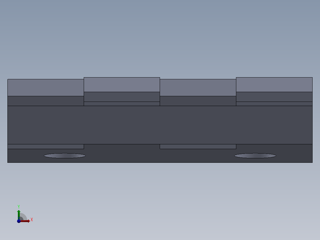 军用级铰链 5MM前视图