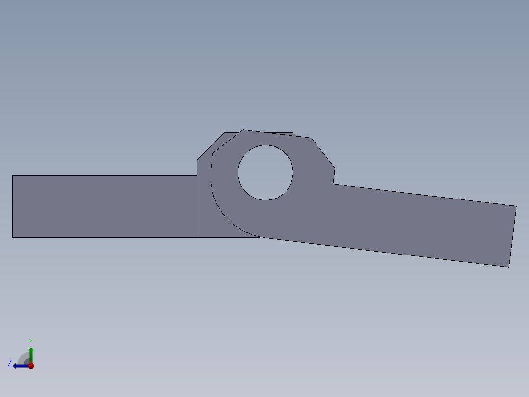 军用级铰链 5MM右视图