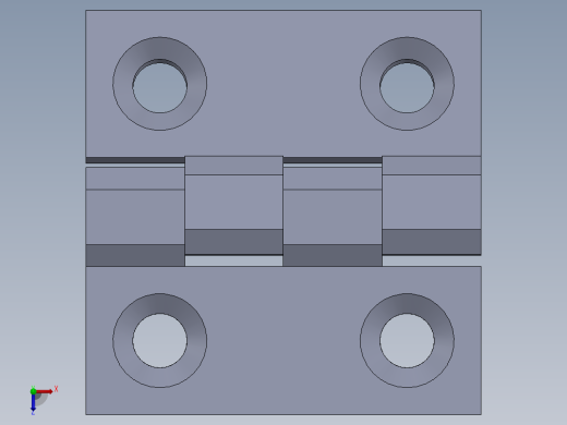 军用级铰链 5MM俯视缩略图