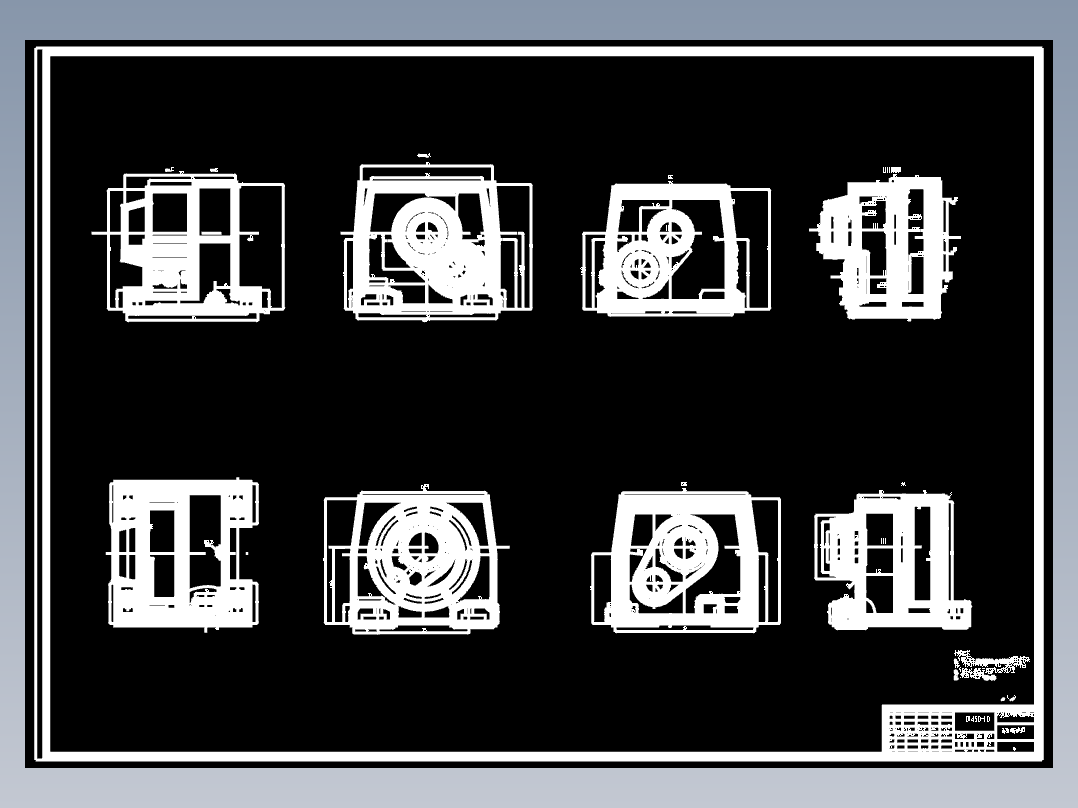 减速电机箱体加工的组合机床总体设计及主轴箱设计含5张CAD图