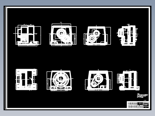 减速电机箱体加工的组合机床总体设计及主轴箱设计含5张CAD图