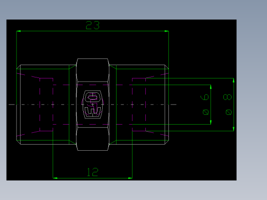 PARKER管接头EO Union G08LLCFX_front