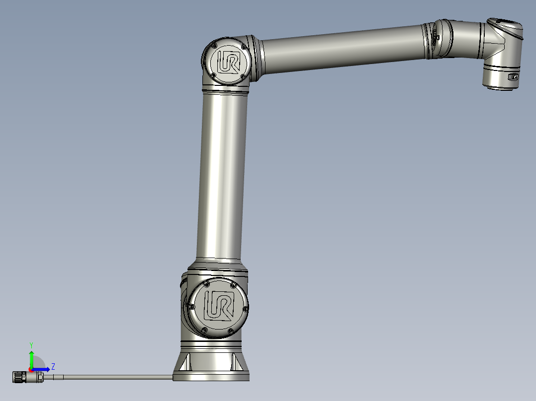 UR10e协作机器人左视图