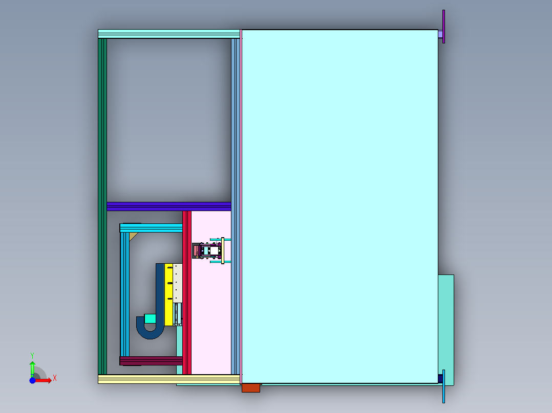 连接器制造用插针辅助排序工具前视图