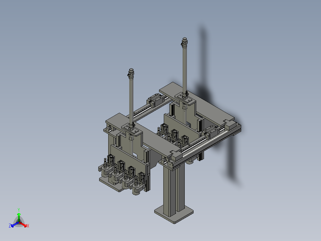 M060-铁芯出料模组-ssz正等轴测图