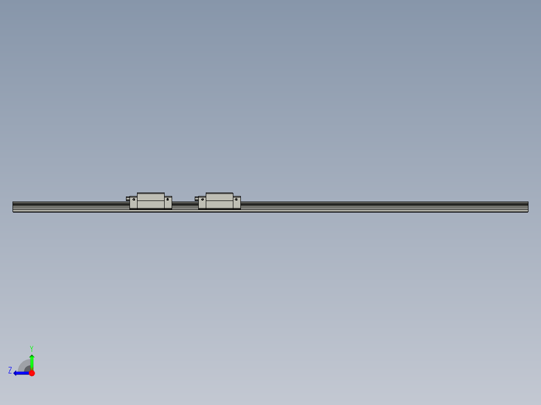 HGH-15CA-线轨4右视图