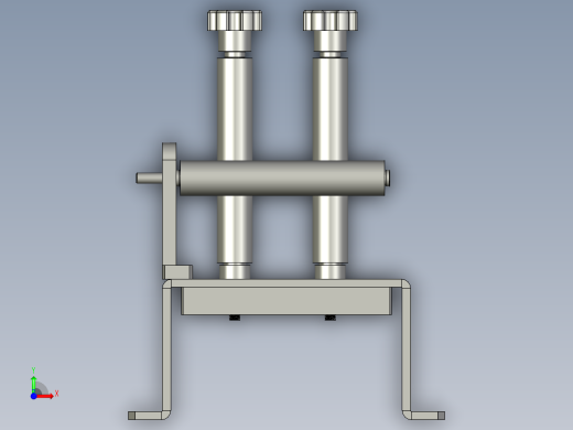 3111牵引机入料口滚筒组件01前视缩略图