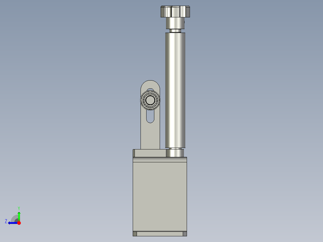 3111牵引机入料口滚筒组件01右视图
