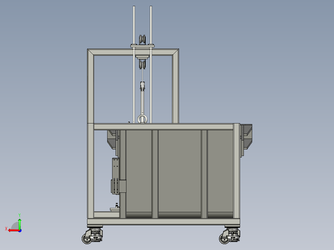 多功能转轴智能测试仪后视图