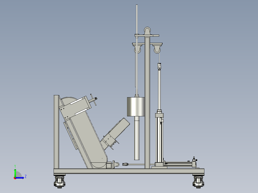多功能转轴智能测试仪左视图