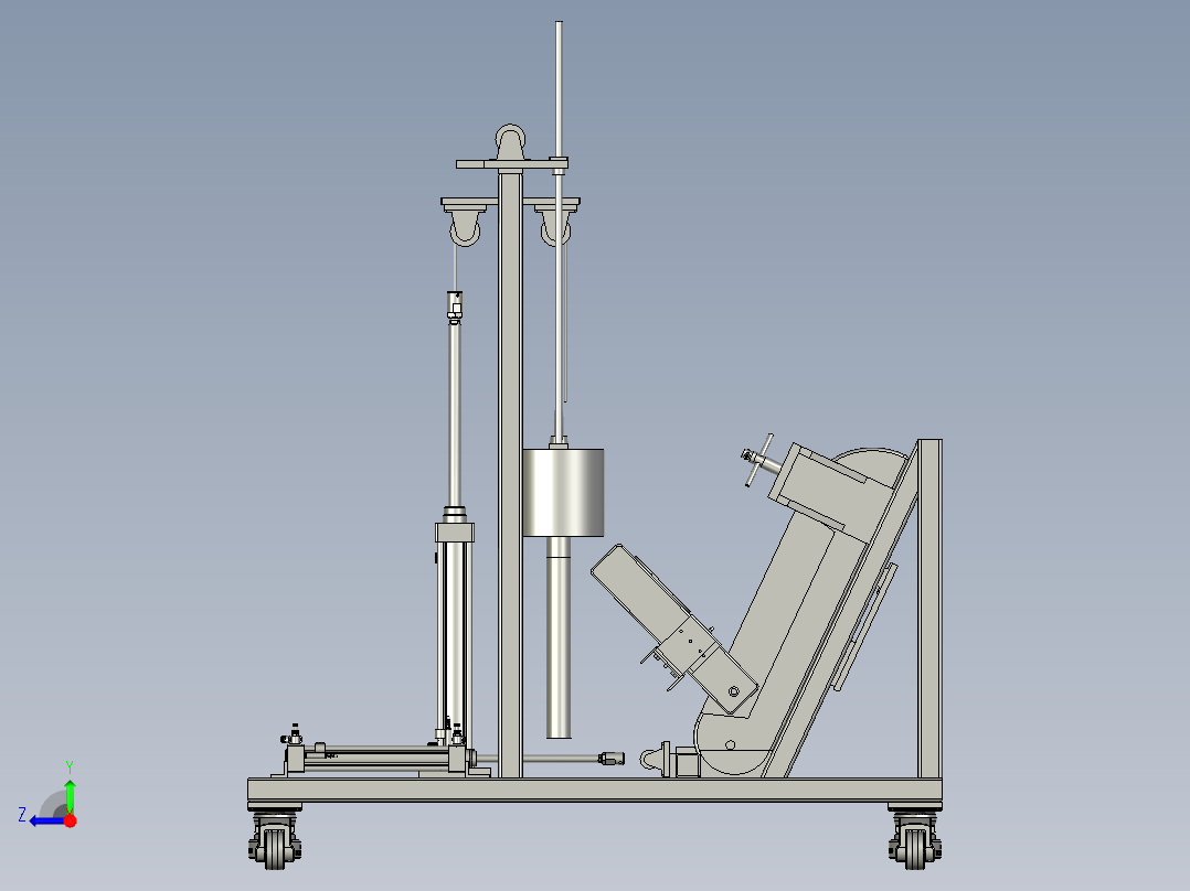 多功能转轴智能测试仪右视图