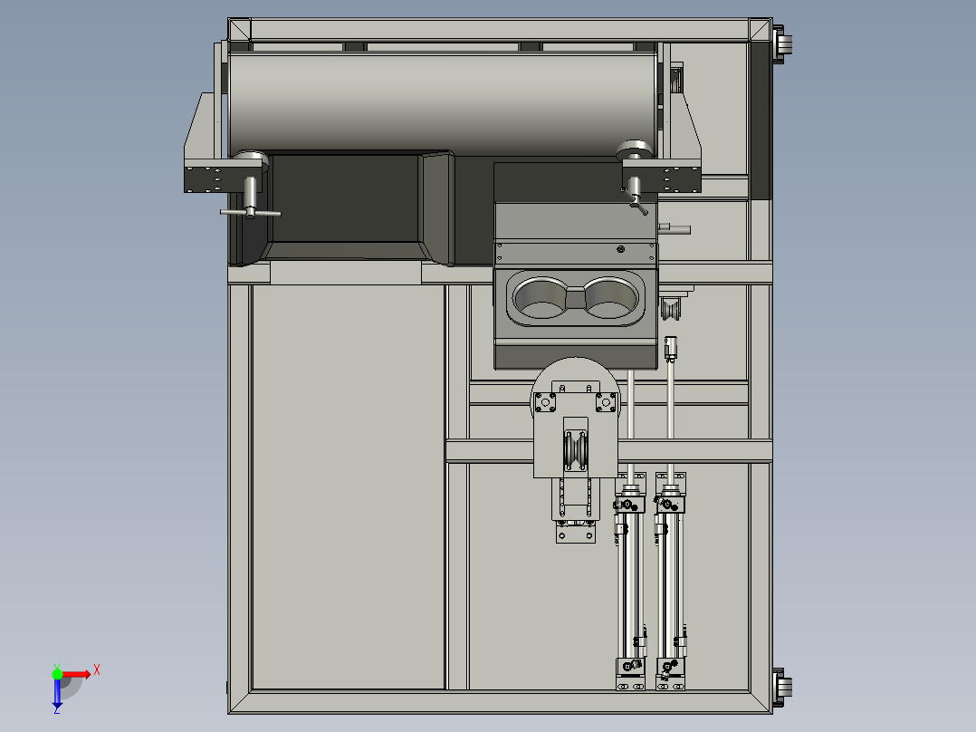 多功能转轴智能测试仪俯视图