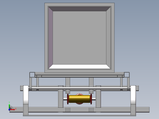 挂桶垃圾车提升装置三维模型-- 1271153--249前视缩略图