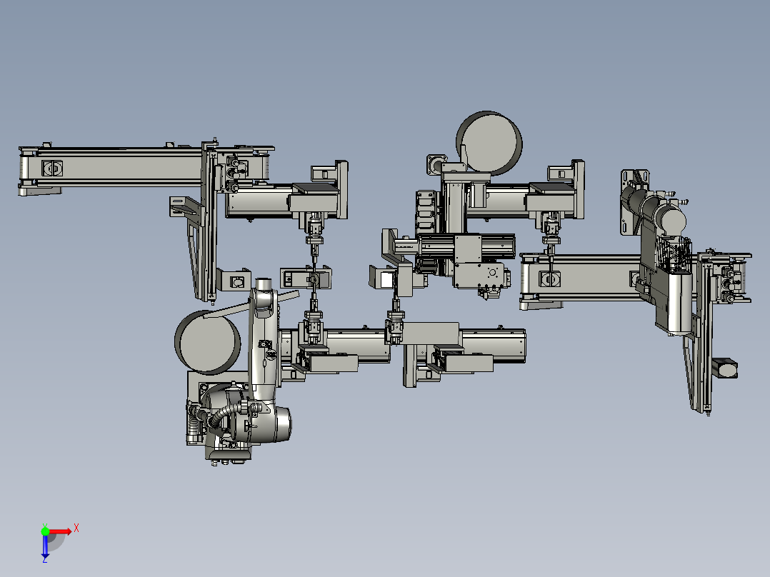 卡座装配超声部分俯视图