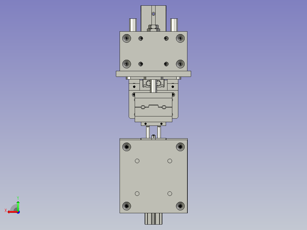 装油嘴预紧后视图