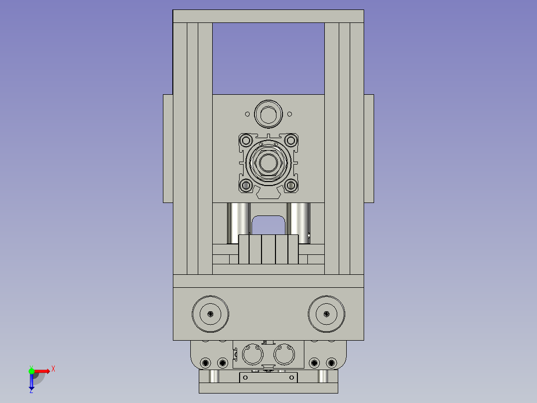 装油嘴预紧俯视图