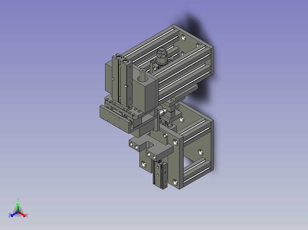 装油嘴预紧正等轴测图