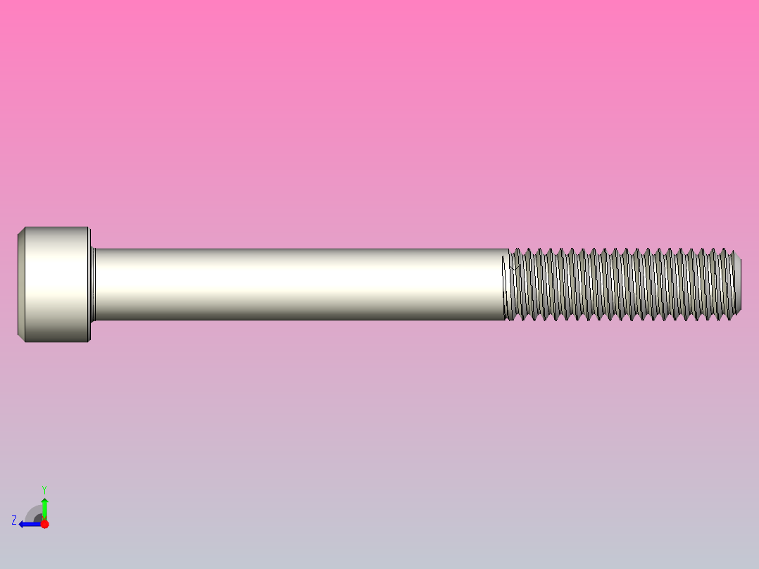 DIN_EN_ISO_4762_M10x90.ipt内六角螺钉右视图