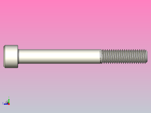 DIN_EN_ISO_4762_M10x90.ipt内六角螺钉右视缩略图