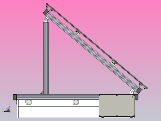 温室太阳能电池板右视缩略图