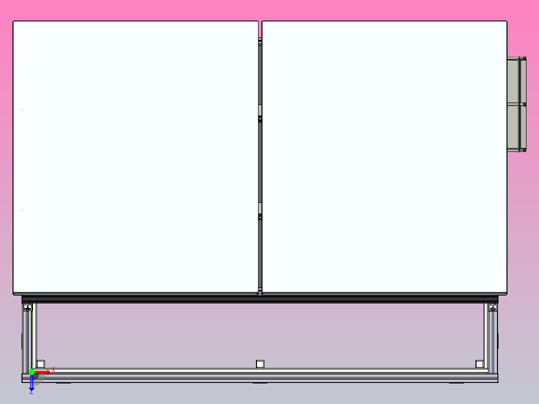 温室太阳能电池板俯视图