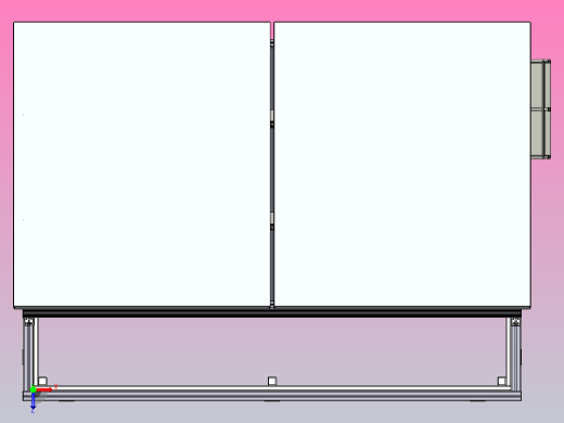 温室太阳能电池板俯视缩略图